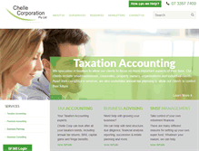Tablet Screenshot of chellecorp.com